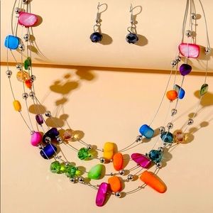 Crystal Decor Layered Necklace